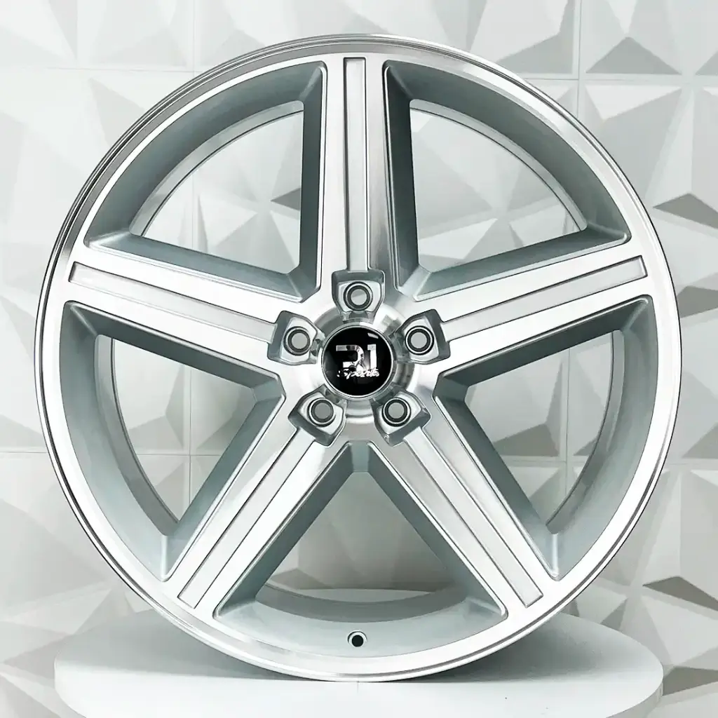 RIN 24X9.5 5-127 R1 SPORT LE5118 SILVER MACHINE FACE ET15 CB78.1