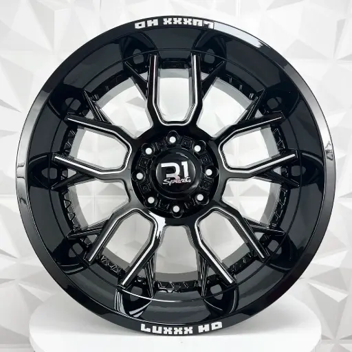 [226533] RIN 22X12 8-170 R1 SPORT 894 GLOSS BLACK MILLED ET-44 CB125.1